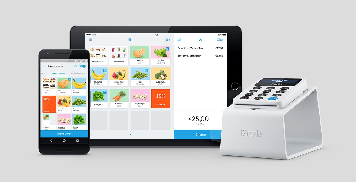 iZettle è un registratore di cassa per smartphone e tablet