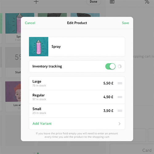 izettle-inventario Inventario iZettle