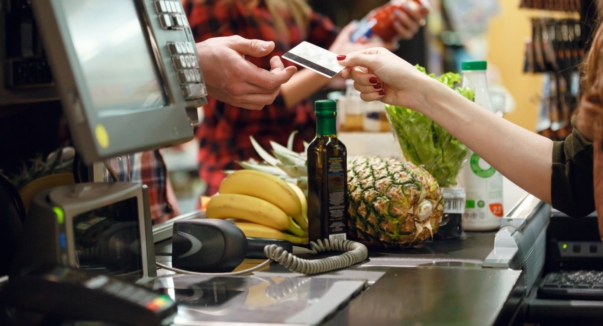 punto cassa supermercato