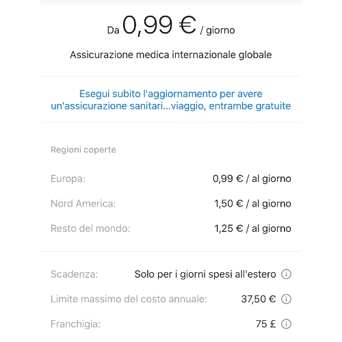 revolut assicurazione giornaliera Assicurazione giornaliera Revolut