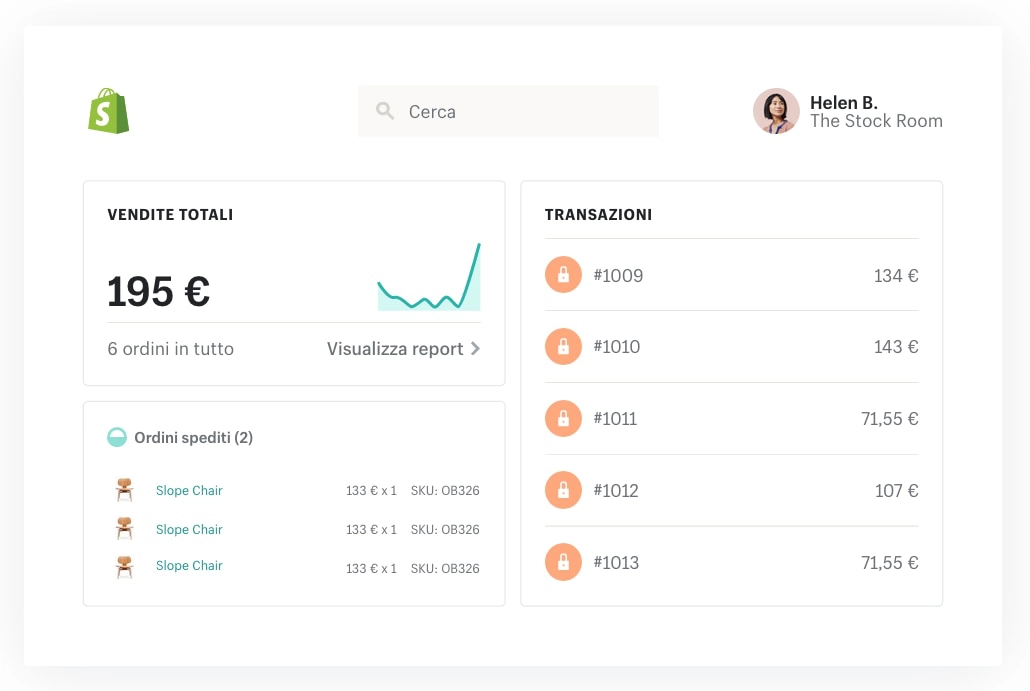 shopify come aprire