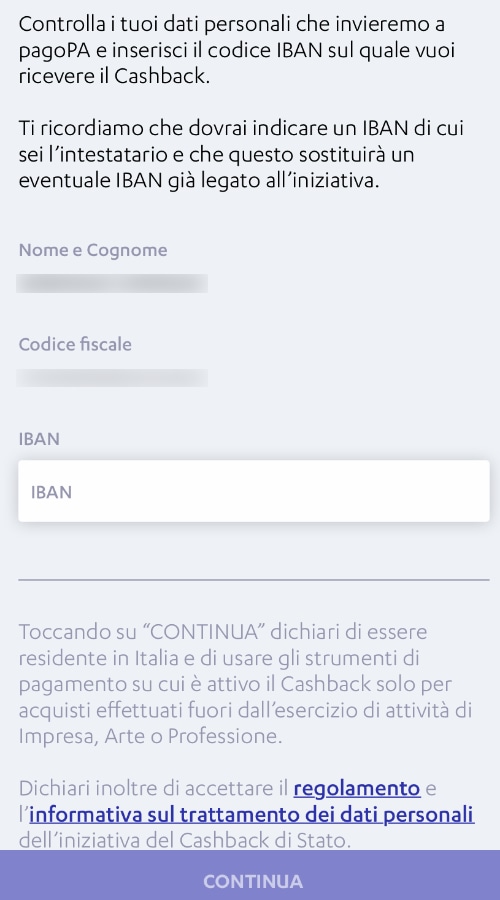 nexi pay tinaba cashback di stato