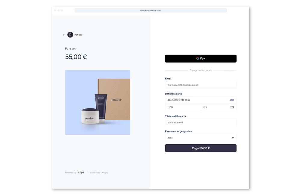 stripe checkout