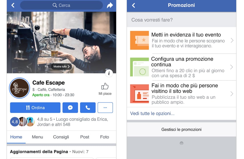 facebook for business pagina aziendale Facebook Business