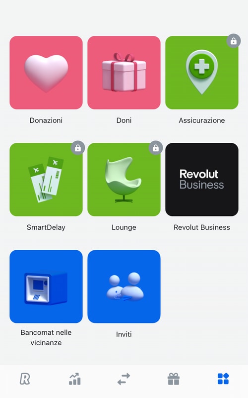 revolut app servizi
