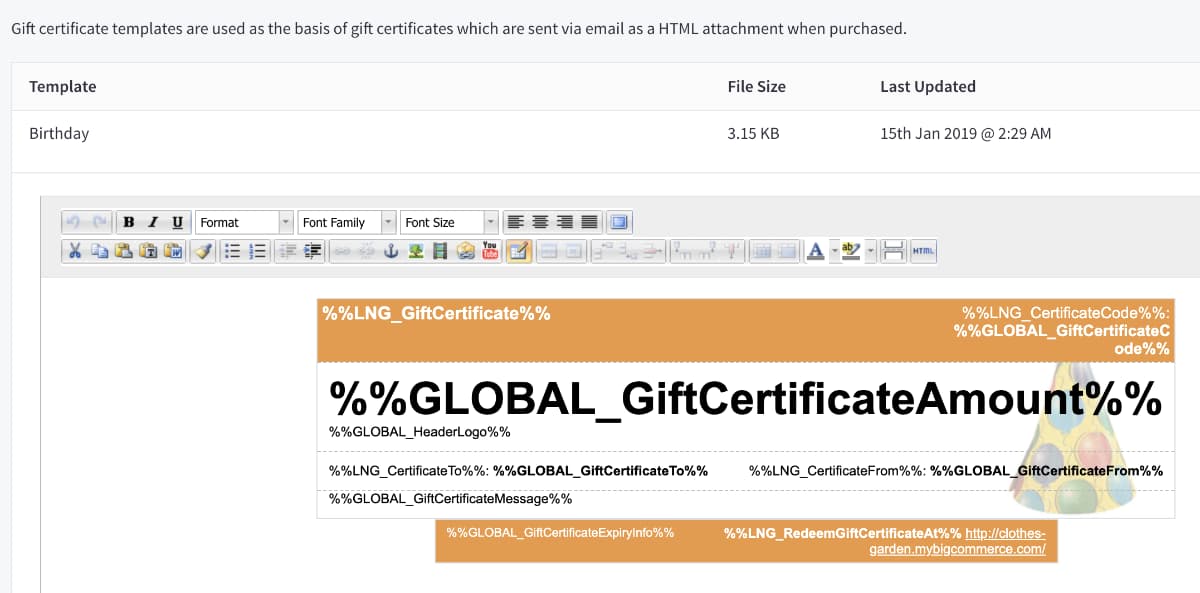 bigcommerce-editor-gift-card-eng È possibile impostare gift card tramite editor