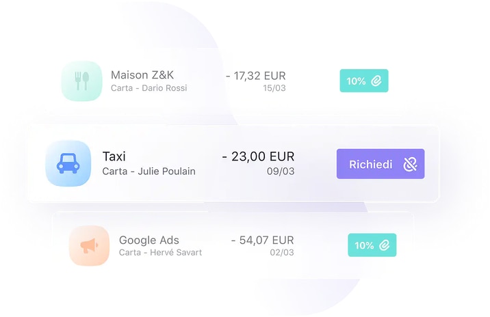 qonto richiesta giustificativo Qonto permette di richiedere il giustificativo della spesa ai propri dipendenti tramite app