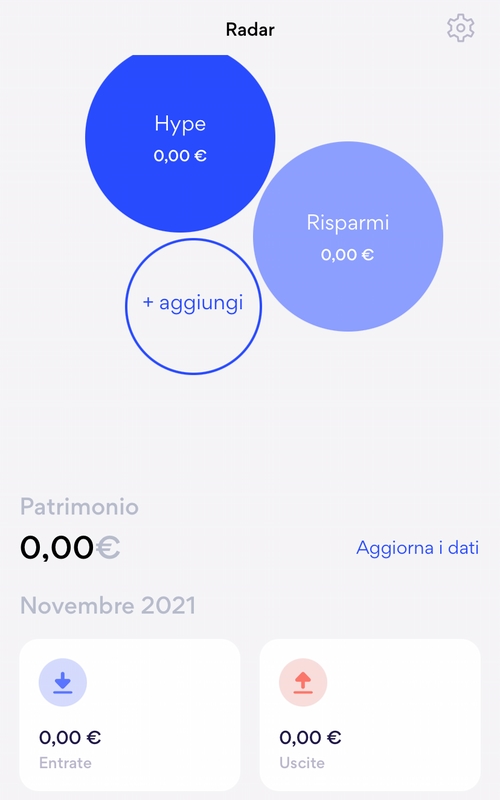 L'app Hype presenta le statistiche attraverso grafici interattivi
