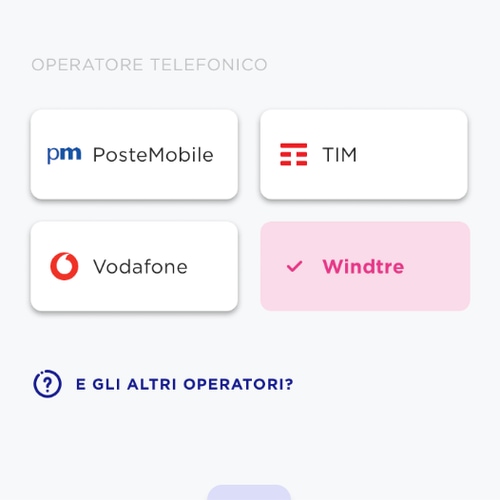 È possibile ricaricare il credito telefonico di Tim, PosteMobile, Vodafone e WindTre
