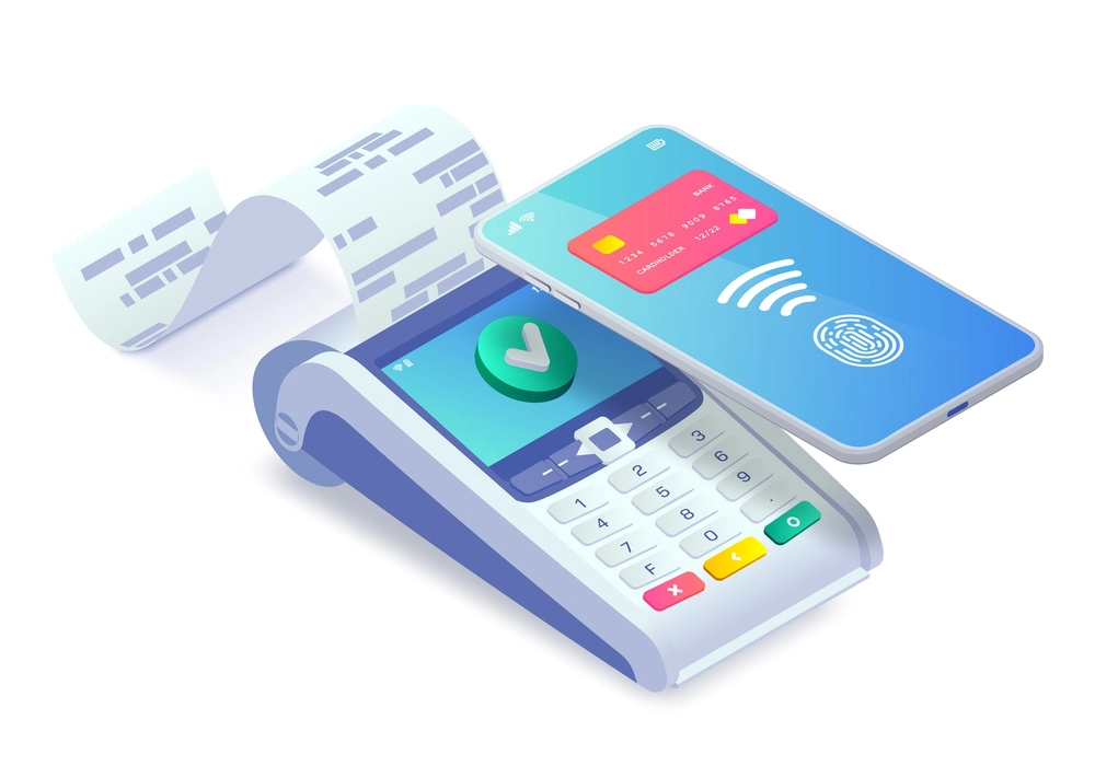 Per pagare con il telefono NFC si avvicina il dispositivo al POS, ma senza toccarlo