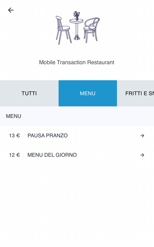 sumup cassa menu digitale qr