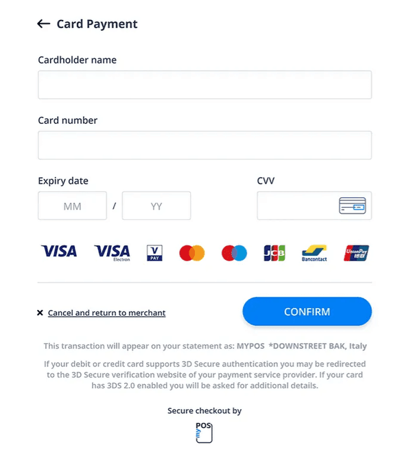 mypos gateway di pagamento myPOS permette di ricevere pagamenti anche nei negozi online