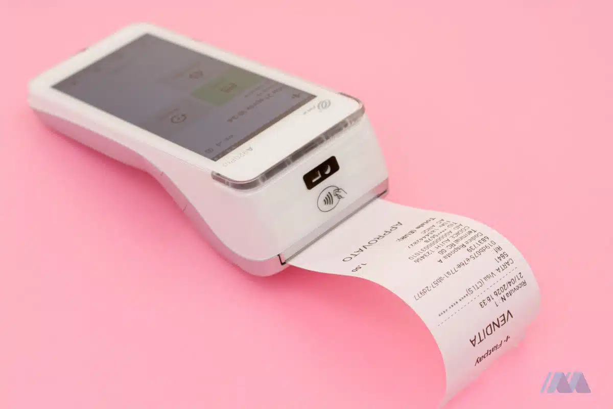 Stampa di uno scontrino su un terminale Flatpay Stampa di uno scontrino su un terminale Flatpay