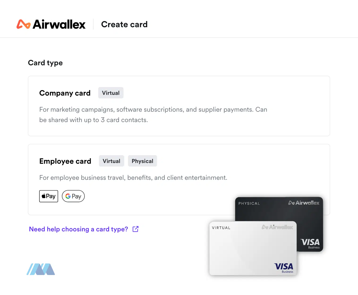 Attivazione carta Airwallex