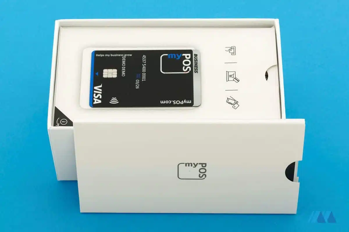 mypos-go2-04-02 Carta myPOS nella confezione